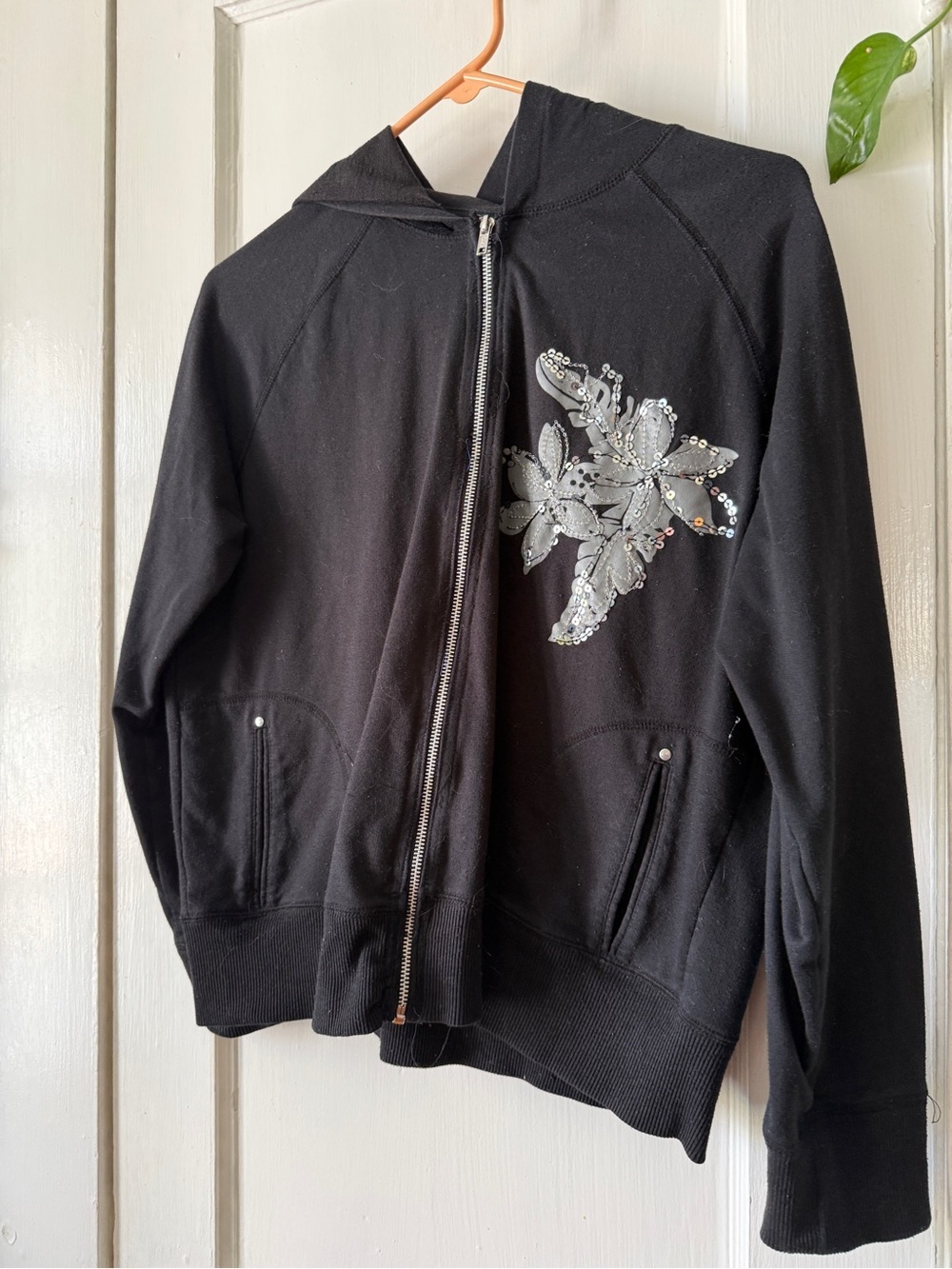 bill blass Black Hooded Sweatshirt with Branded Neck Tag size XL - Picture 2 of 9